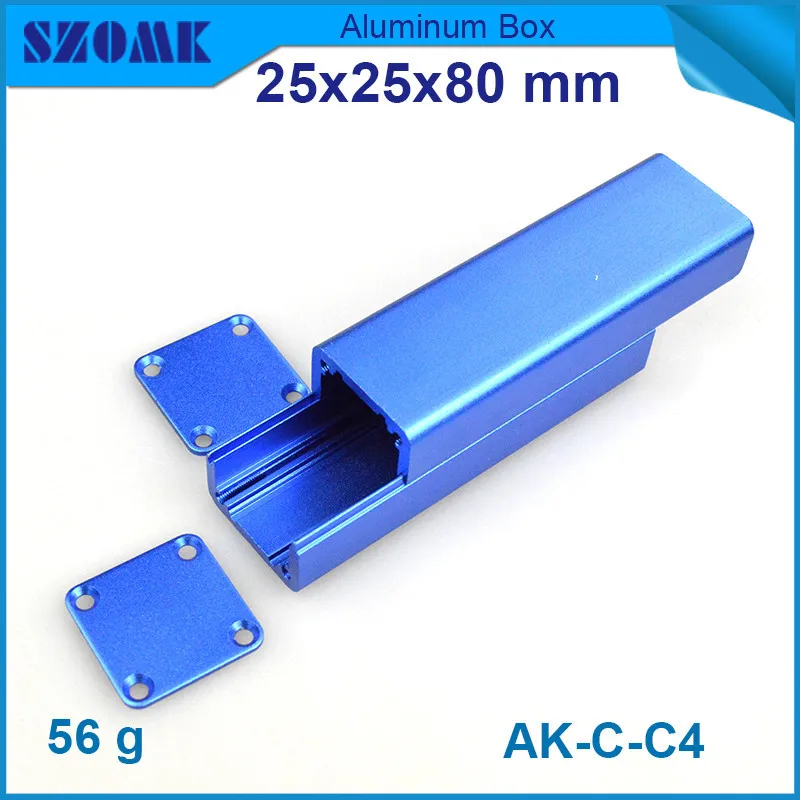 1 шт. маленький алюминиевый корпус темно-синий электронный переключатель для