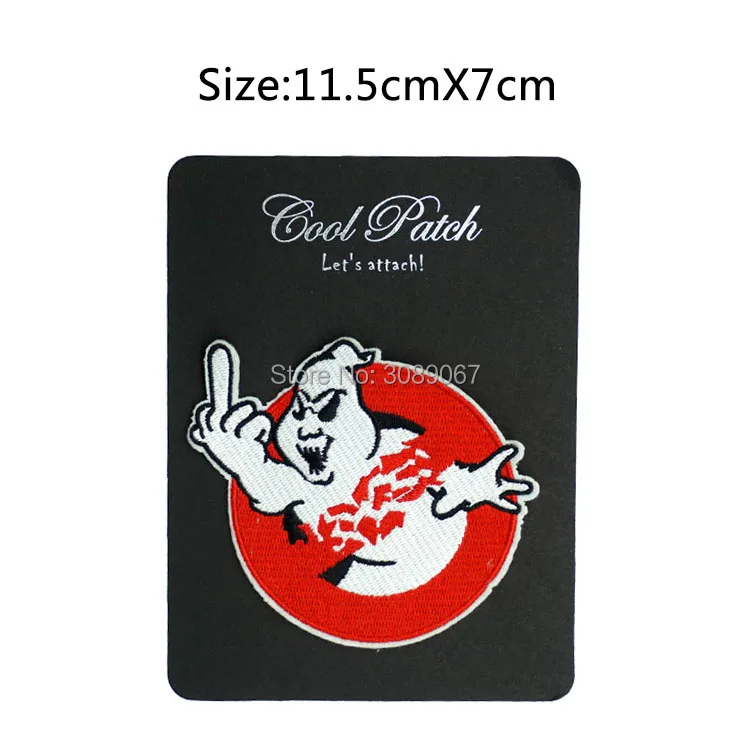 4 &quotнашивка с изображением команды среднего пальца призрака фильма ТВ детей