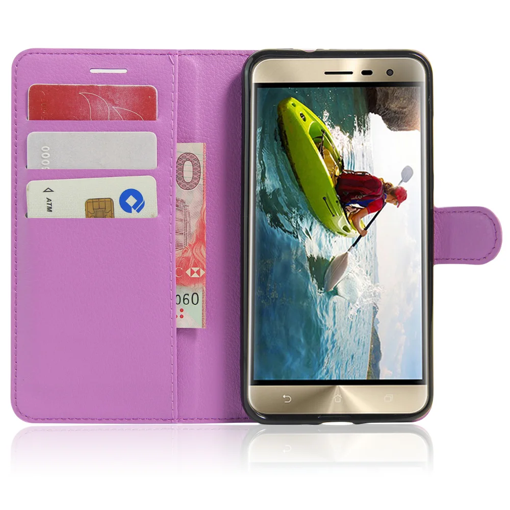 For Asus Zenfone 3 ZE552KL 5.5 Inch Phone Bag Pouch Funda Capa New PU Leather Wallet Case Card Holder Flip Cover No-1 |