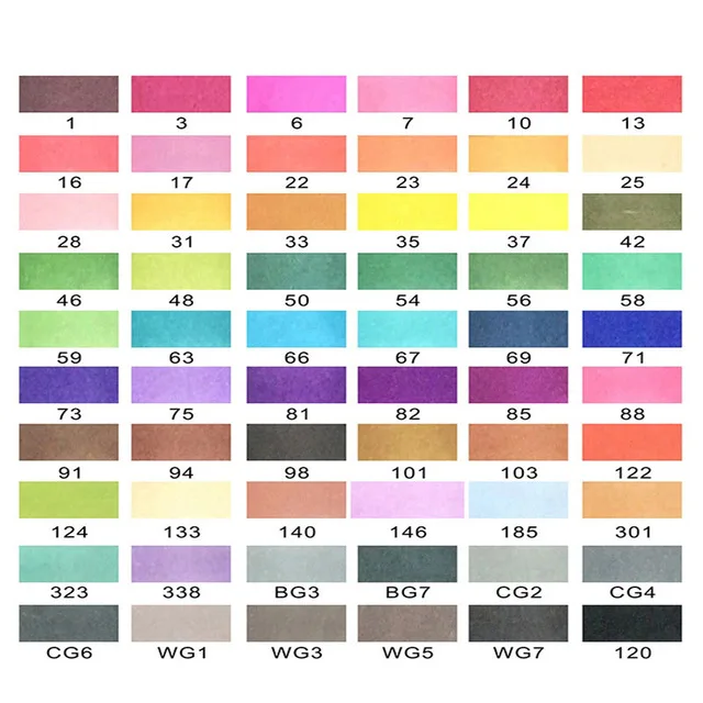 student 60 colors Улучшенный 40/60/80/120/160 Цвета ручка маркер комплект Dual Head эскиз маркеры кисточки ручка для рисования манга анимация дизайн товары для рукоделия - Цвет: student 60 colors