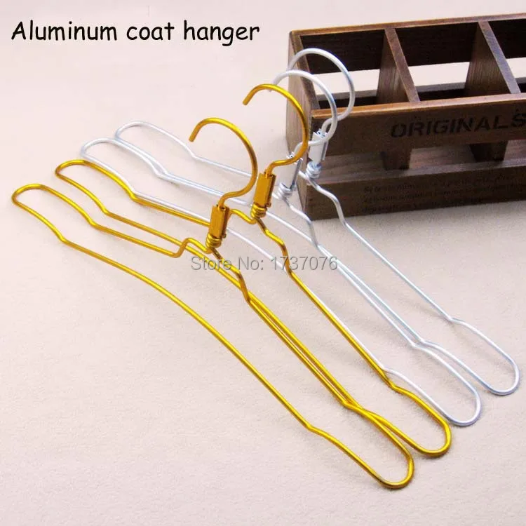10 шт./лот Высококачественная алюминиевая вешалка для одежды Нескользящая