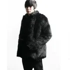 Новинка Осень-зима мужское меховое пальто лисий мех большого размера в европейском и американском стиле Мужское меховое пальто повседневная кожаная одежда