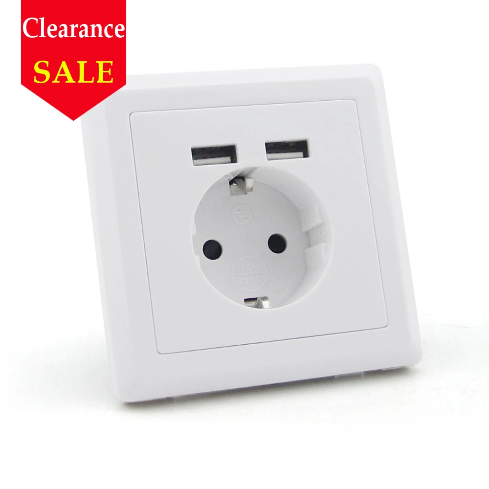 Зарядное устройство Allsome 2 порта USB 5 в 4 А настенное зарядное для iPhone 8 HT149|dual wall socket
