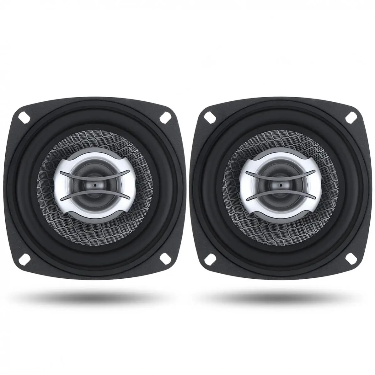 1 пара, 4 дюйма, 200 Вт, автомобильный динамик, автомобильный HiFi аудио, полный диапазон частот, коаксиальный динамик, автоматический громкий динамик с высоким шагом