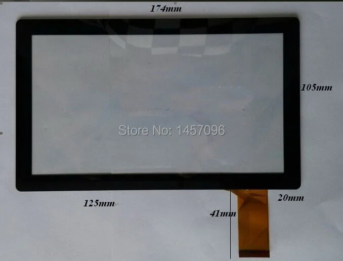 Новый 7-дюймовый планшет GOCLEVER TAB R76.2 30-контактный сенсорный экран дигитайзер