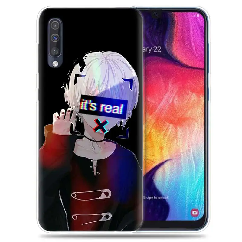SK-004 Прозрачный силиконовый чехол для samsung Galaxy A50, A70, A30, M30, M20, A10, A20, A40, M20 - Цвет: SK-004