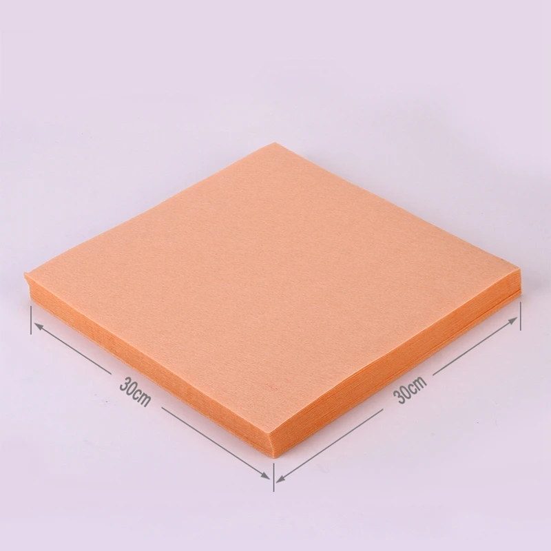 30X30 см цвет кожи DIY войлочная ткань 1 мм толстый Полиэстер Нетканый сплошной цвет Felts ткань для ручной работы