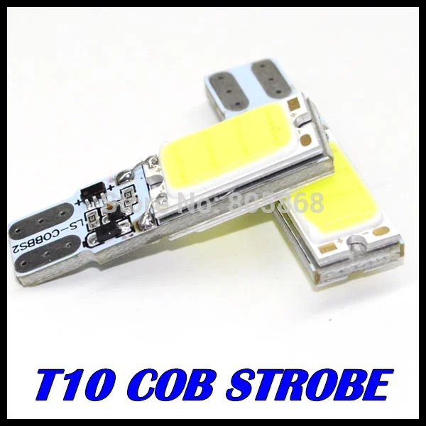 4 шт. автомобильные светодиодсветодиодный мигающие лампы t10 194 W5W cob T10 COB|t10 w5w|t10 4wt10