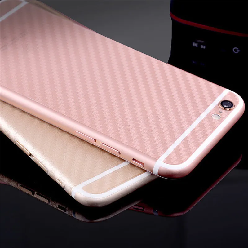 Syrinx 2 шт./партия для Iphone чехол Прозрачный 3D карбоновое волокно задняя защитная