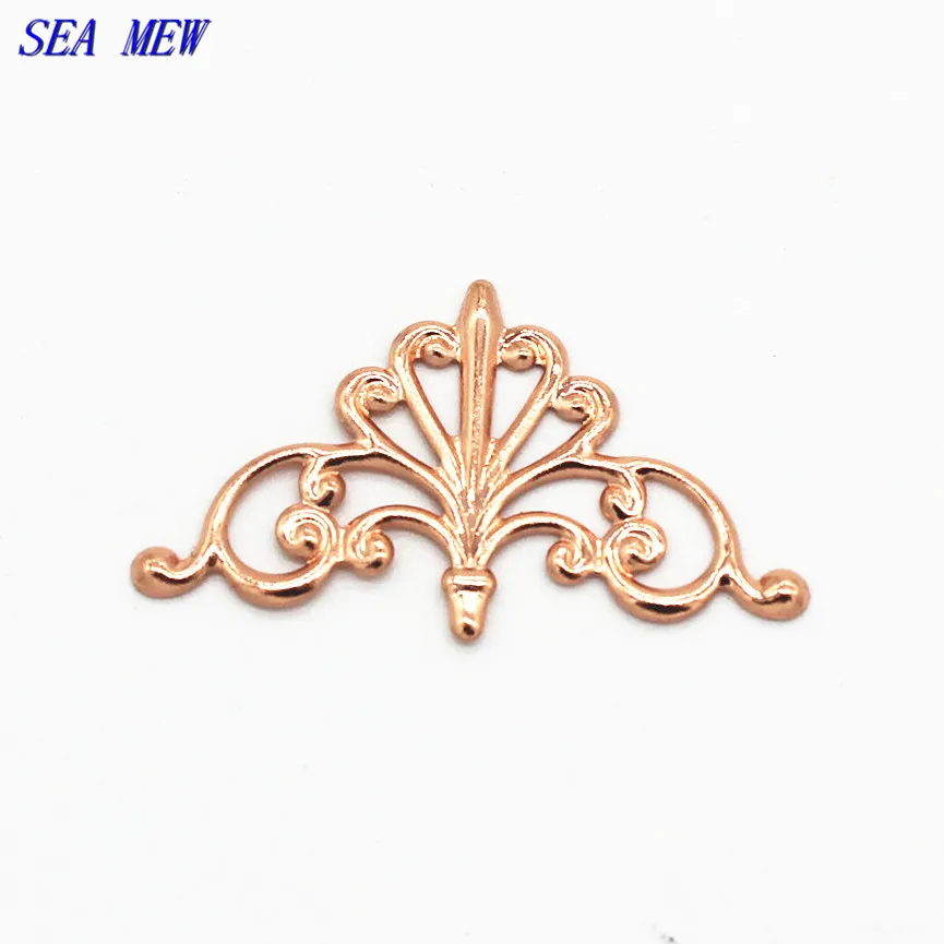 Полые филигранные коннекторы для изготовления ювелирных изделий сделай сам 100