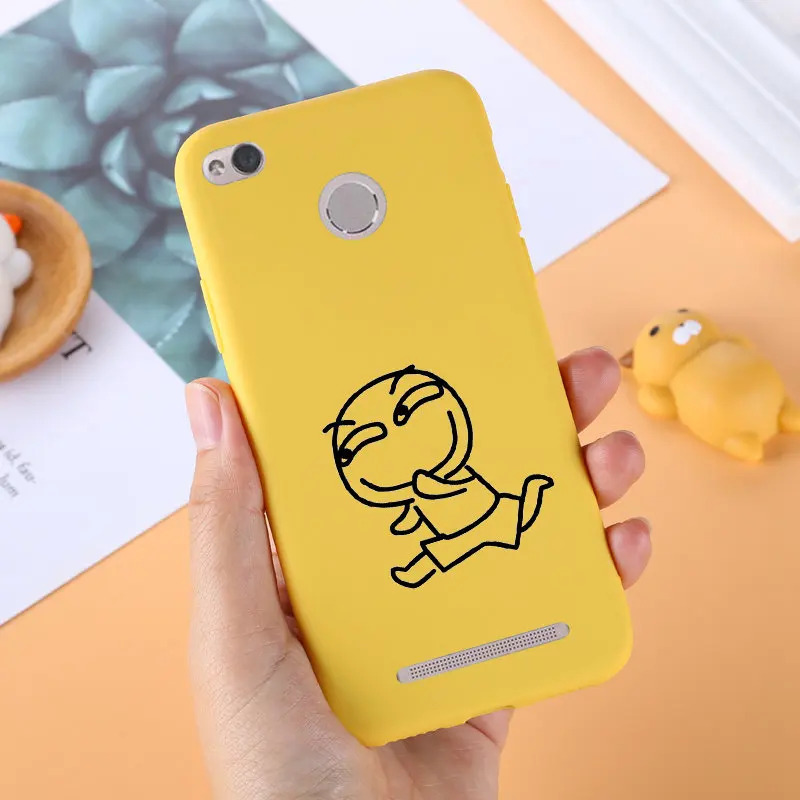Чехол для телефона Lamocase для xiaomi redmi 3S 4X 4A, желтый чехол, забавный банан, милые Чехлы для redmi 5, 6, 6A, 7, NOTE, 7 PLUS, чехол