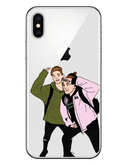 Модный мягкий силиконовый чехол для телефона Nova Star Маркус и Мартинус из ТПУ iPhone 6