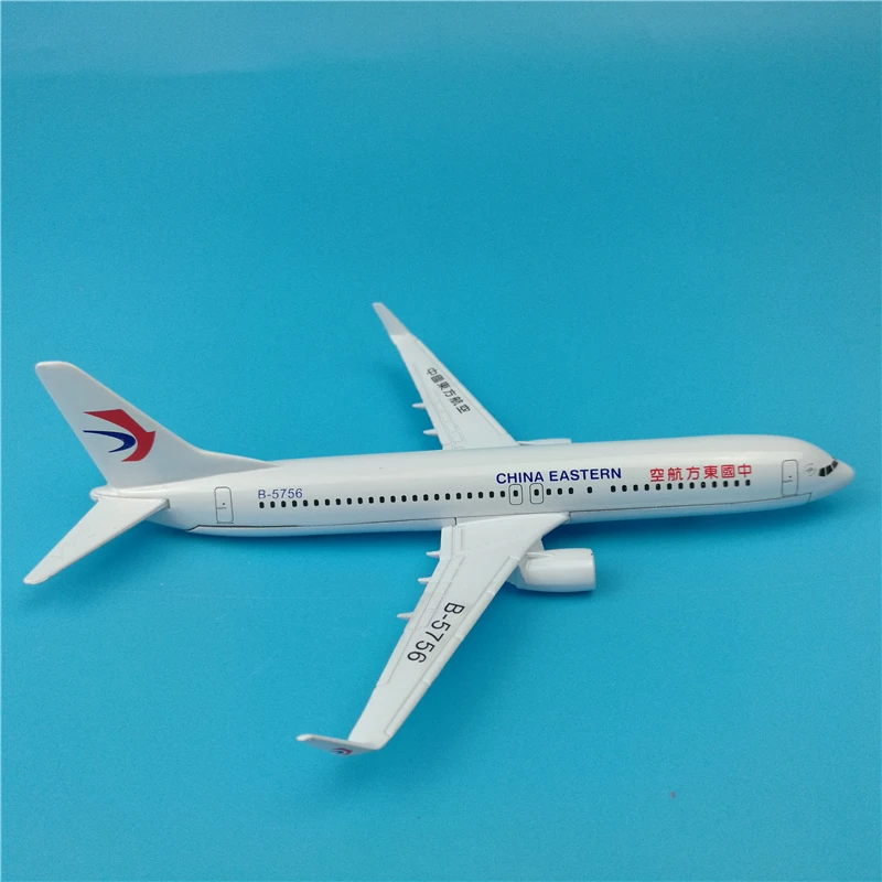 16 см Китайские Восточные авиалинии B737 800 модель самолета статические твердые