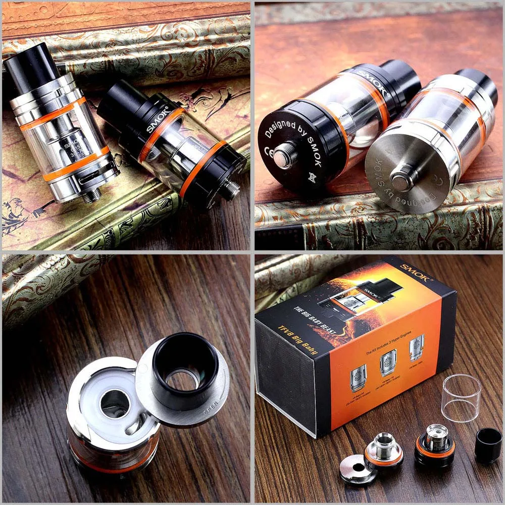 Оригинальный Smok TFV8 большой детский распылитель бак 5 мл испаритель электронная
