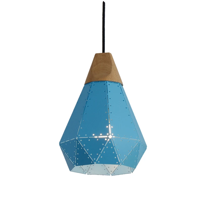 2017 Новый светодиодный современный подвесной светильник из железа или дерева с