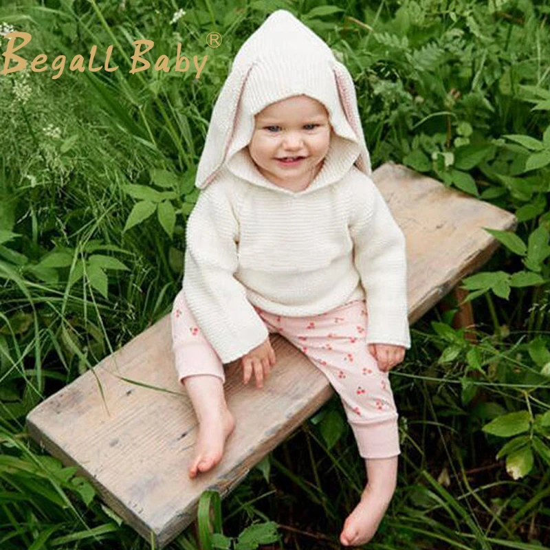 Новинка 2018 детские свитера свитер для мальчиков и девочек с кроличьими ушками