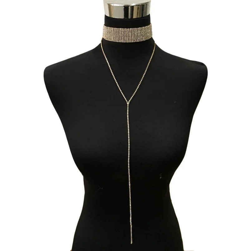 Женское Ожерелье-чокер со стразами | Украшения и аксессуары