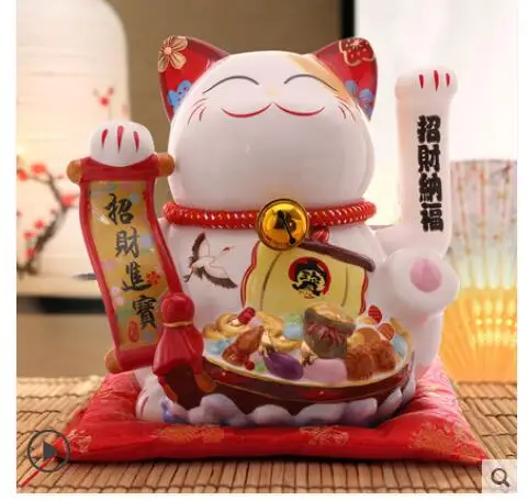 Большой цветок супер большой кот счастливый Копилка Подарочная коробка Упаковка