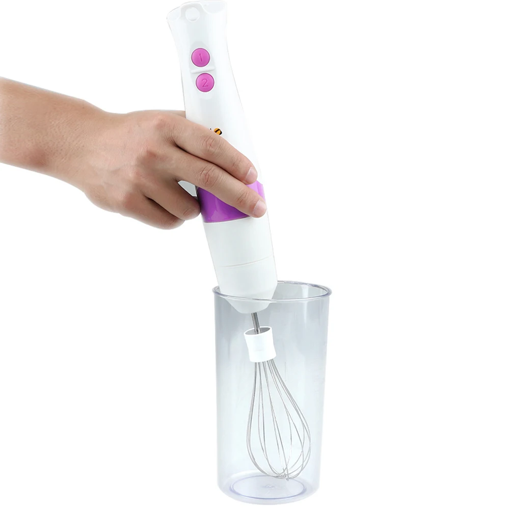 Electric Mixer 4 In 1 Portable Multi-Function Immersion Eu Plug Mini Juicer Milkshake Meat Grinder Mixing | Бытовая техника
