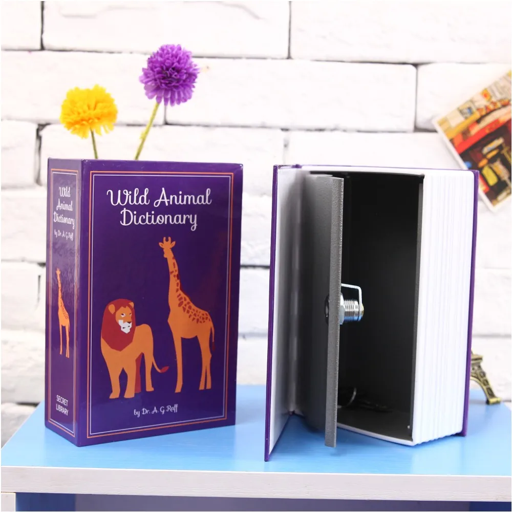 Книга секретная Скрытая безопасность Сейф замок наличные деньги ювелирные