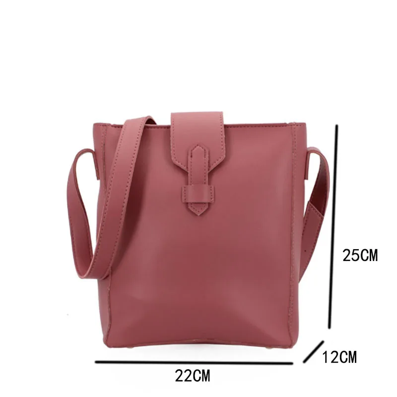 Повседневная женская сумка из искусственной кожи винтажная корзина большая