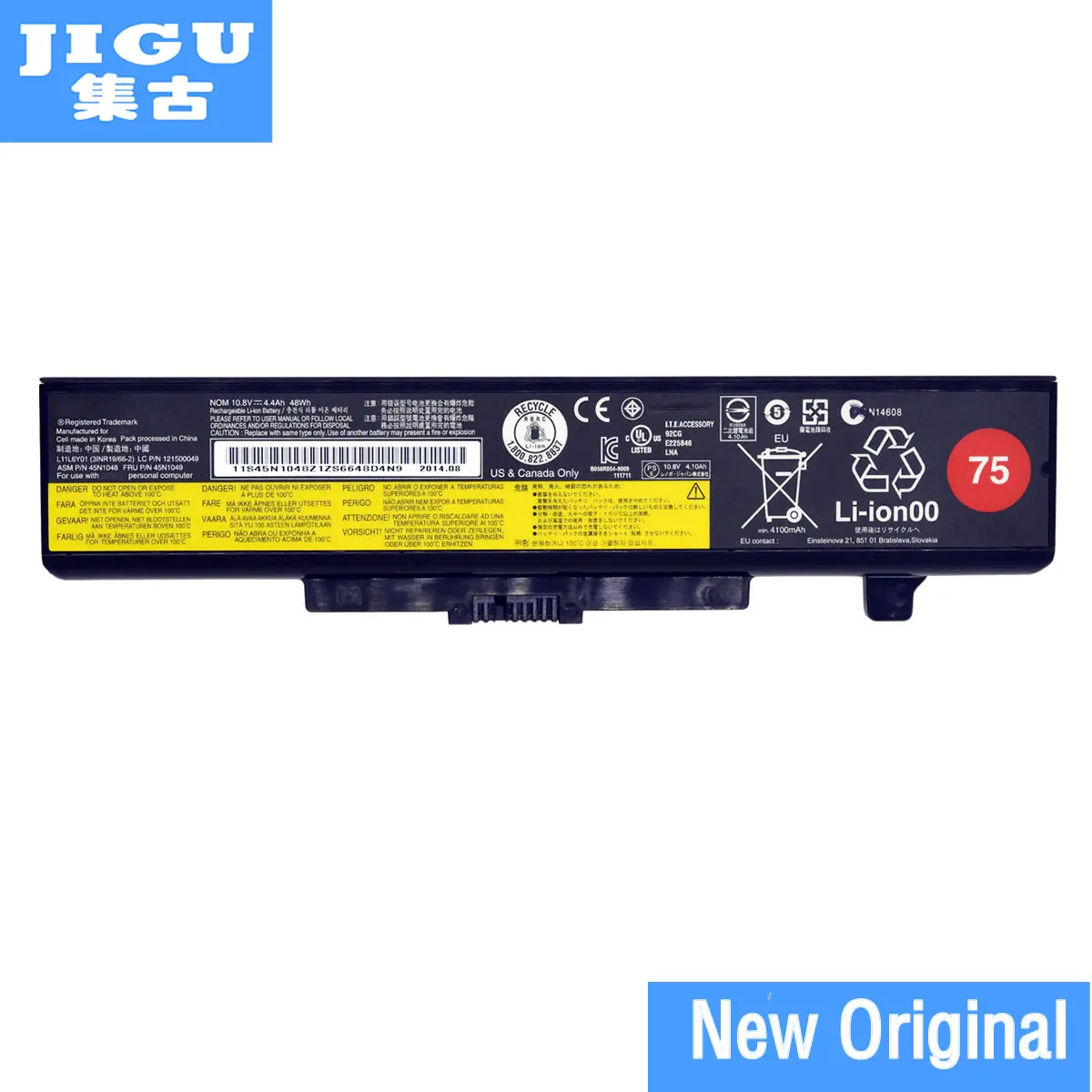 Оригинальный аккумулятор JIGU для lenovo IdeaPad y485p Y480 B590 G710 N581 G700 P585 B490 Series ThinkPad E540 E440 E531