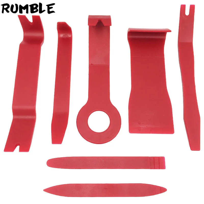 Rumble 7 шт. Авто Автомобильная Радио панель дверной зажим отделка Съемная