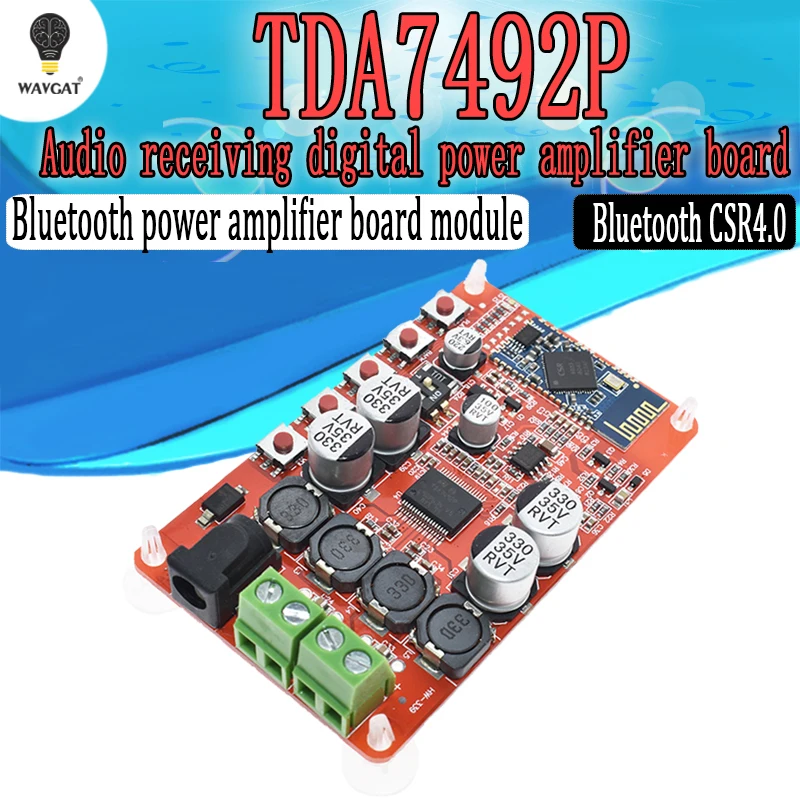 TDA7492P 50 Вт цифровая плата усилителя CSP8635 Bluetooth 4 0 чип BT аудио приемник усилитель