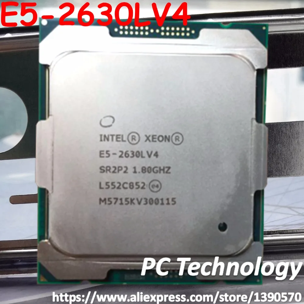Φ V4 Intel Xeon QS версии процессора 1 80 ГГц 10 Core 25M E5 2630L 55W маломощный процессор 2630LV4|intel
