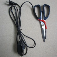 1pc electric heating tailor scissors power hot shears knife heated pen working indicator for cloth cutting