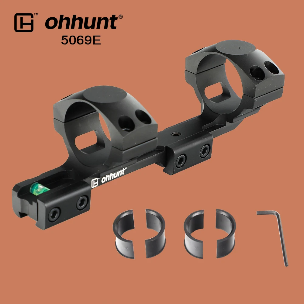 Ohhunt охотничий 11 мм Riflescope крепление 25,4 мм 30 мм двухнаправленное смещение кольца 3/" ласточкин хвост рельсовая база с пузырьковым уровнем 2 типа