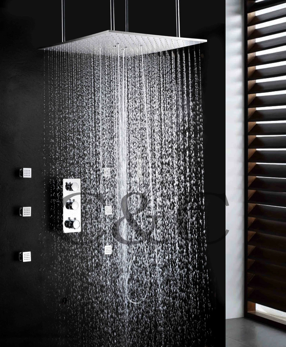 Термостатический смеситель для душа насадка и 20 дюймов | Строительство ремонт