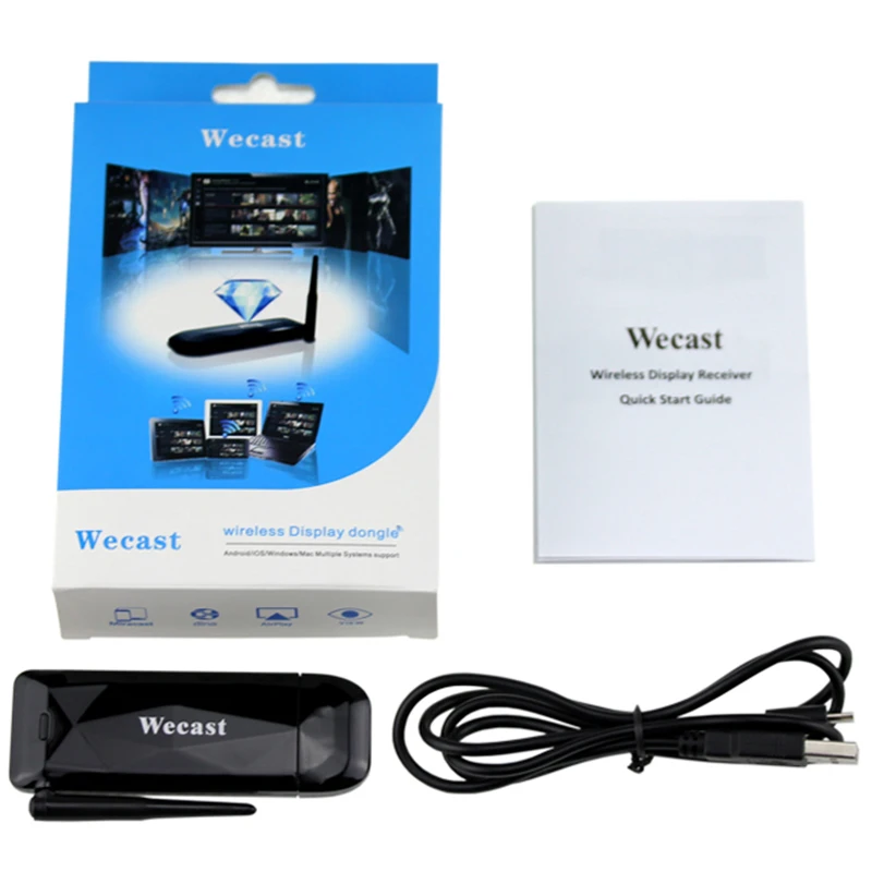 ТВ приставка Wecast E3 для DLNA/Airplay/Miracast WiFi Дисплей ключ HDMI мульти дисплей Full HD 1080P