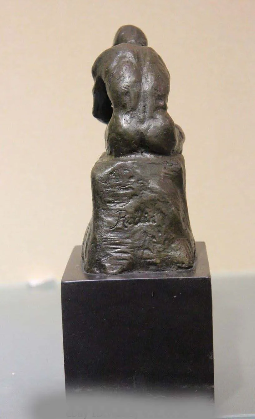 Rodin художественная Статуэтка бронза медный мыслитель художественное оформление