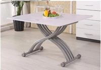 changed the small family of tea table square the multi function folding lifting tea table the table