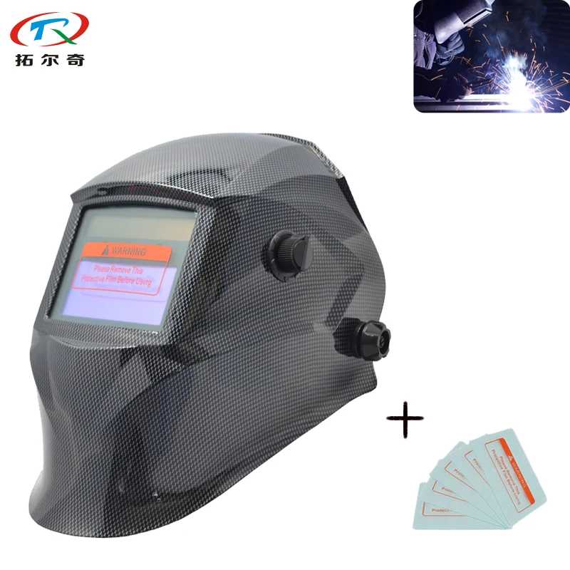 

Factory Best Quality Large View Site Solar Power Chameleon Filter Lens Tig Welding Helmet Mig Weder Cap TRQ-JD07-2233DE