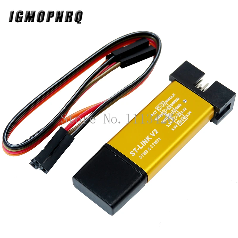 ST Link V2 stlink mini STM8STM32 симулятор загрузки программирования с крышкой|Интегральные