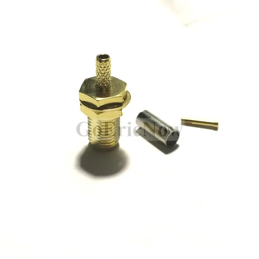 1 шт. RF коаксиальный SMA разъем обжимной для кабеля RG316 RG174 LMR100 прямой