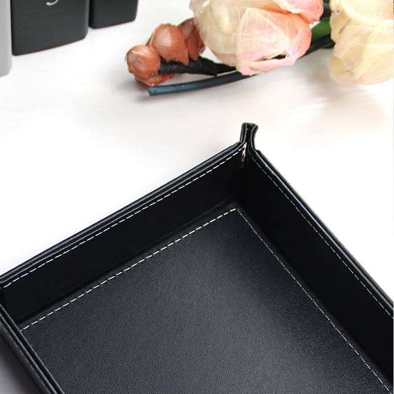 Органайзер для ключей из искусственной кожи коробка монет и USB зарядки провода