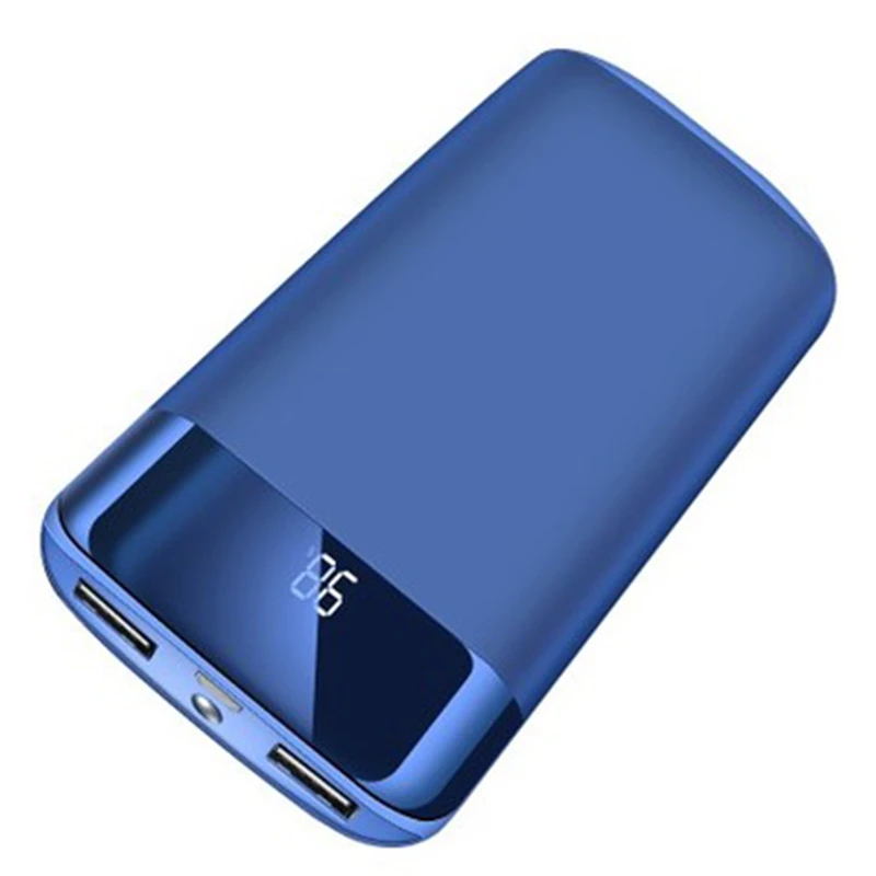 Для Xiao mi iphone 8 SE X mi power Bank 30000 мАч Внешняя батарея PoverBank портативное зарядное устройство для сотового телефона power bank 18650 светодиодный 2 USB