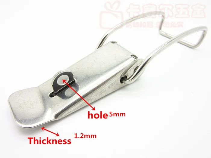 117 мм пружинный замок из нержавеющей стали защелка пряжки аппаратные сундуки