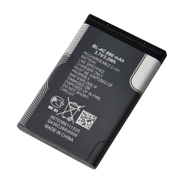 BL-4C BL 4C 890mAh Li-ion Battery for Nokia 2652 3108 6100 6170 6260 7270 6101 6102 6131 Phone Replacement Batteries | Электроника