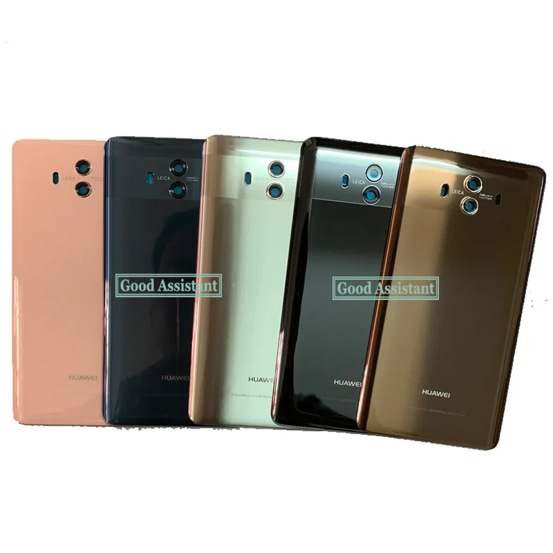 Оригинальная задняя крышка для Huawei Mate 10 батарейного отсека Корпус заднего стекла