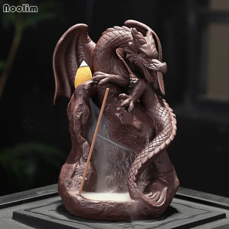 Керамическая орнамент NOOLIM Dragon pterosours украшение для дома с оплавлением сандаловым