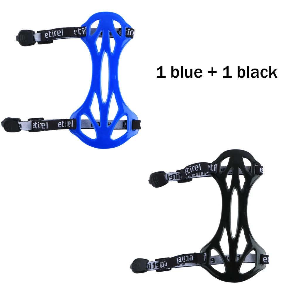 Бургундия Toparchery Archery Arm Guards предплечье Защитное снаряжение для стрельбы охотничьей практики 2 ремешка для стрельбы - Цвет: Бургундия