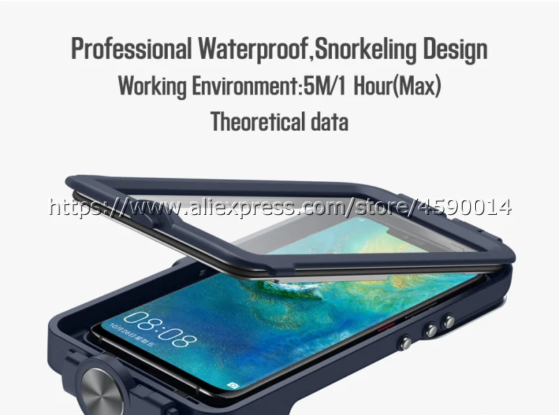 Чехол для подводного плавания для huawei mate 20 Pro, защитный чехол для дайвинга, водонепроницаемый Официальный чехол для подводной съемки mate 20 Pro