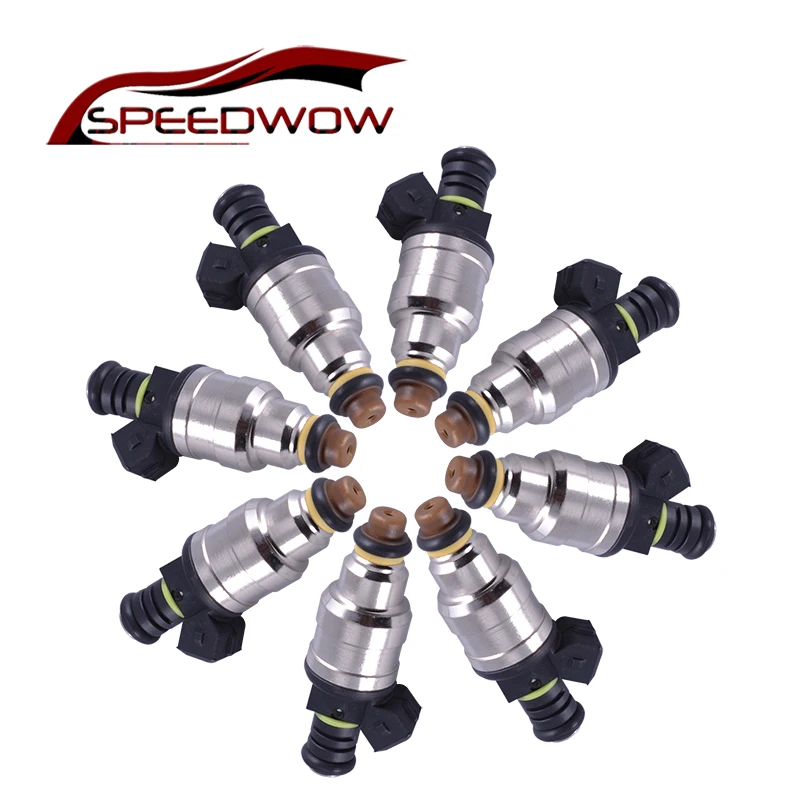 Speedwow 8Psc 1000cc топливный инжектор низкое сопротивление топлива Форсунка для Mustang