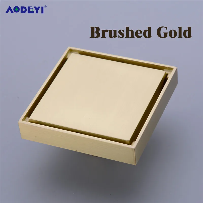 

AODEYI латунный душевой трап 100x100