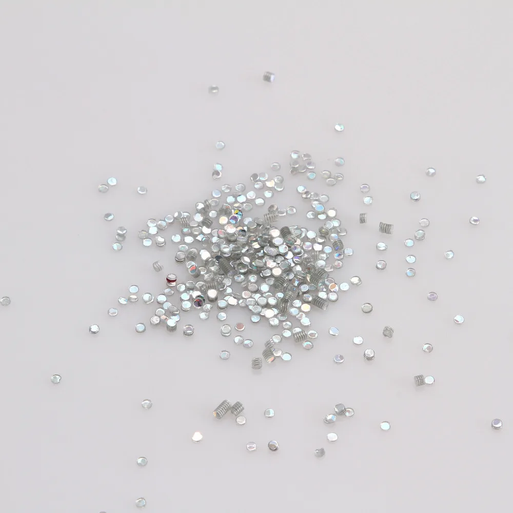 12 шт./компл. дизайн ногтей блестки украшения микро шпильки точки наклейки для