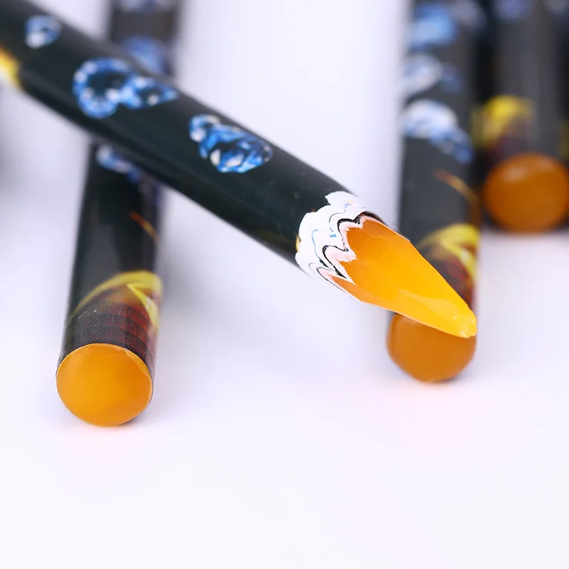 1 Шт. Легко Поднимая Горный Хрусталь Комплектовщик Ручку Деревянной Воск Пера